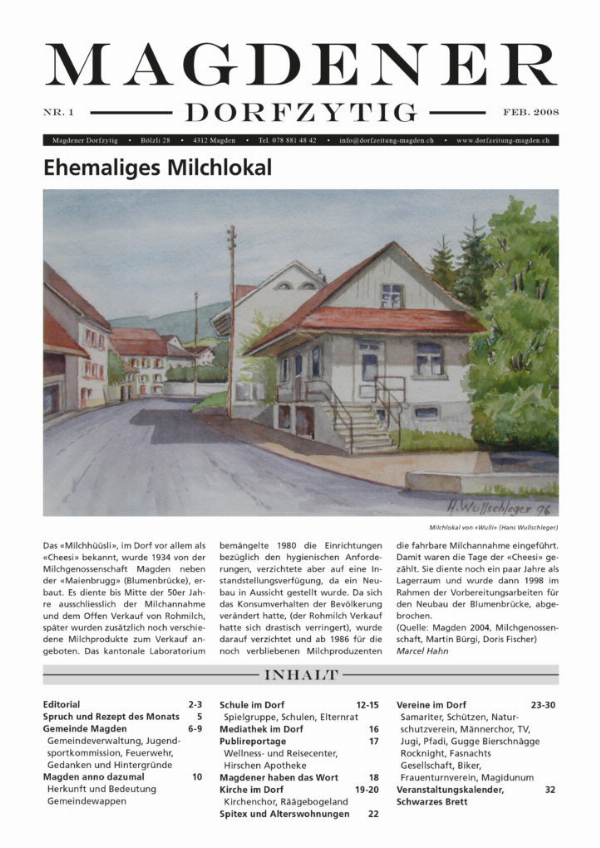 Titelseite Nr. 1