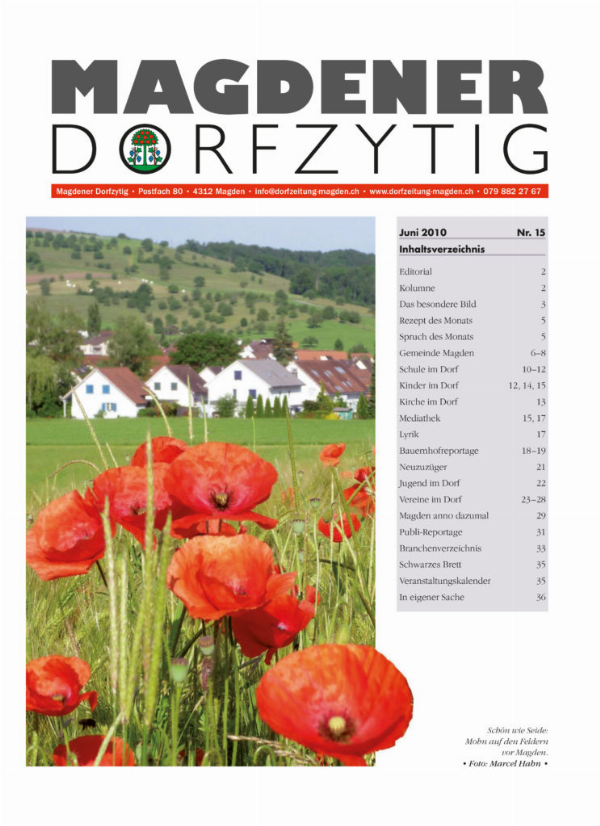 Titelseite Nr. 15