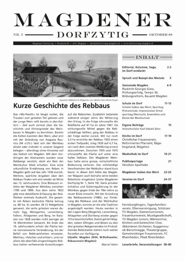 Titelseite Nr. 5
