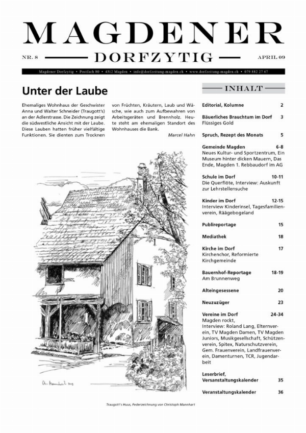 Titelseite Nr. 8